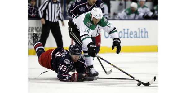 Dallas Stars-anfører Jamie Benns skuffelse efter playoff-nederlaget